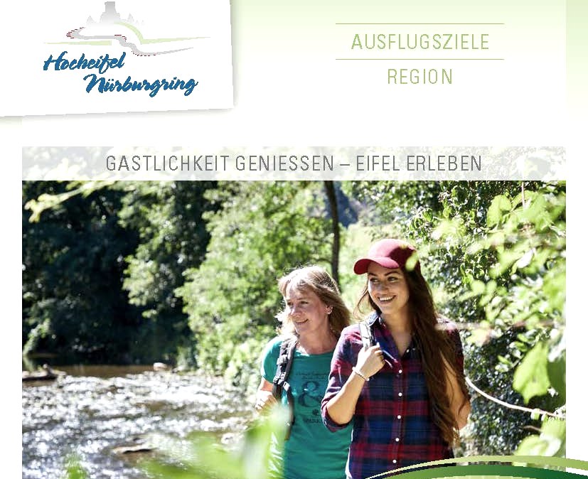 Die Urlaubsregion Hocheifel-Nürburgring
Gehören Sie zu den Menschen, die das Besondere suchen? Und zwar das Besondere auf der ganzen Linie - ohne Kompromisse. Erholung und Aktivität, komfortable Unterkünfte für jeden Geschmack und Geldbeutel, kulinarische Genüsse, kulturelle Schätze… Und das alles in einer unvergleichlichen, wildromantischen Landschaft, die auch ohne „Weltreise“ bequem zu erreichen ist? Dann sind Sie hier im Herzen der Eifel genau richtig!
Auf den Punkt gebracht steht das Adenauer Land für Abschalten und Seele baumeln lassen, für Genießen und Erleben. Lassen Sie sich überraschen! Die Urlaubsregion Hocheifel-Nürburgring
Gehören Sie zu den Menschen, die das Besondere suchen? Und zwar das Besondere auf der ganzen Linie - ohne Kompromisse. Erholung und Aktivität, komfortable Unterkünfte für jeden Geschmack und Geldbeutel, kulinarische Genüsse, kulturelle Schätze… Und das alles in einer unvergleichlichen, wildromantischen Landschaft, die auch ohne „Weltreise“ bequem zu erreichen ist? Dann sind Sie hier im Herzen der Eifel genau richtig!
Auf den Punkt gebracht steht das Adenauer Land für Abschalten und Seele baumeln lassen, für Genießen und Erleben. Lassen Sie sich überraschen!
