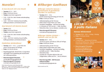 Winter Highlights 2025, © Nürburgring Hotels & Ferienpark Winter Highlights 2025, © Nürburgring Hotels & Ferienpark