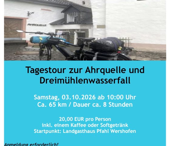 Plakat Geführte E-Bike Einsteigertour 03.10.2026, © Christian Schöfferle / E-Biken mit Leidenschaft Plakat Geführte E-Bike Einsteigertour 03.10.2026, © Christian Schöfferle / E-Biken mit Leidenschaft