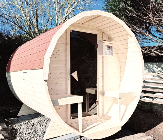 Fasssauna, © Pannhausen Fasssauna, © Pannhausen