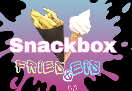 Logo Snackbox Fries&Eis, © Snackbox Fries & Eis, N. Nowakowski Logo Snackbox Fries&Eis, © Snackbox Fries & Eis, N. Nowakowski