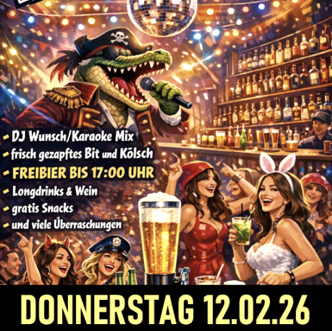 Plakat PitStop Weiberdonnerstag_12Feb26, © PitStop Adenau Plakat PitStop Weiberdonnerstag_12Feb26, © PitStop Adenau