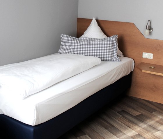 Einzelzimmer, © Hotel Hüllen Einzelzimmer, © Hotel Hüllen