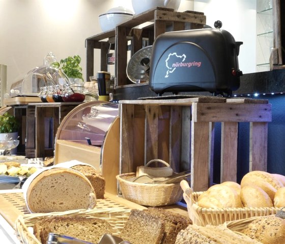 Frühstücksbüffet Ansicht, © Hotel Hüllen Frühstücksbüffet Ansicht, © Hotel Hüllen