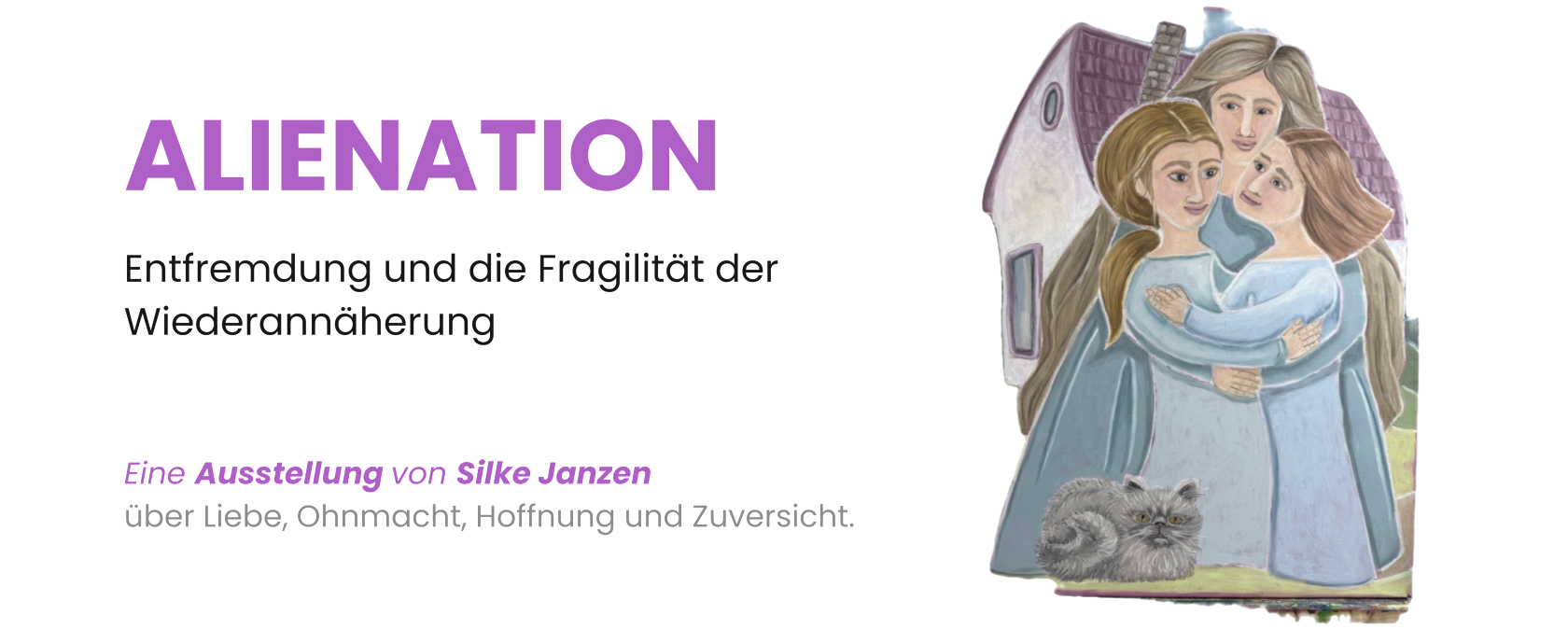 Plakat zur Ausstellung Alienation, © Atelier Silke Janzen Plakat zur Ausstellung Alienation, © Atelier Silke Janzen