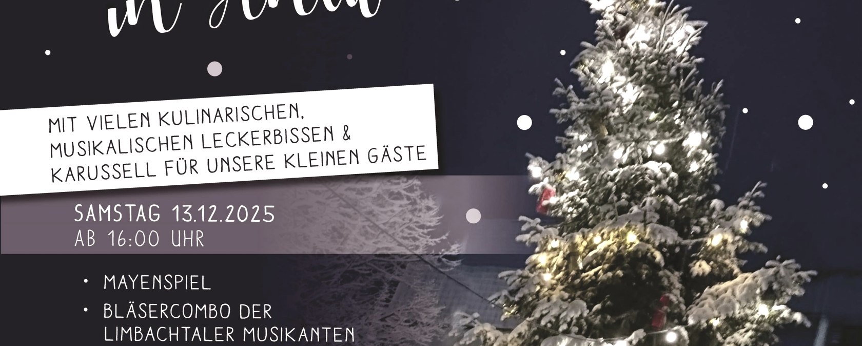 Plakat 34. Weihnachtsmarkt Antweiler, © Verein zur Heimatpflege Antweiler e.V. Plakat 34. Weihnachtsmarkt Antweiler, © Verein zur Heimatpflege Antweiler e.V.