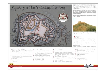 Infotafel 1 (Vorderseite), © Förderverein Burgruine Arenberg e.V. Infotafel 1 (Vorderseite), © Förderverein Burgruine Arenberg e.V.