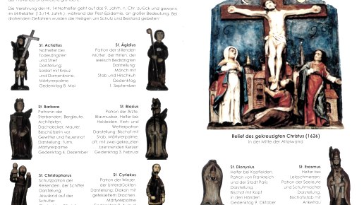 Der Kapellenschatz der Hl. 14 Nothelfer, © Ortsgemeinde Eichenbach Der Kapellenschatz der Hl. 14 Nothelfer, © Ortsgemeinde Eichenbach