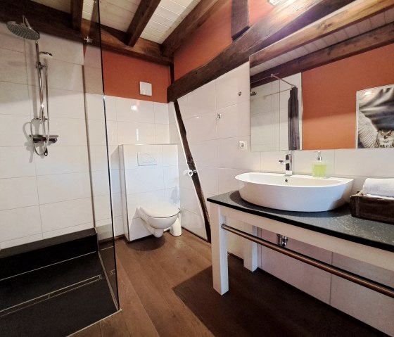 Ferienwohnung Dorfblick Bad, © Pannhausen Ferienwohnung Dorfblick Bad, © Pannhausen