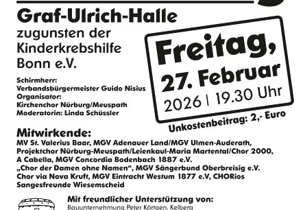 Plakat Abend der Lieder 2026 Plakat Abend der Lieder 2026