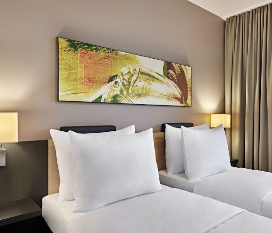 Twin Zimmer mit Balkon, © Nürburgring Holding GmbH Twin Zimmer mit Balkon, © Nürburgring Holding GmbH