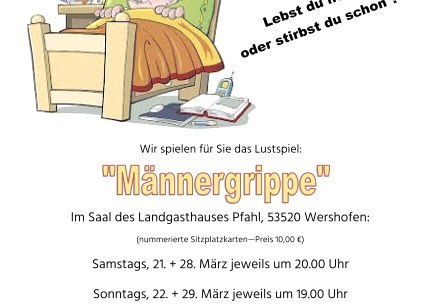 Plakat Theatergruppe Wershofen 2026, © Theatergruppe Wershofen Plakat Theatergruppe Wershofen 2026, © Theatergruppe Wershofen