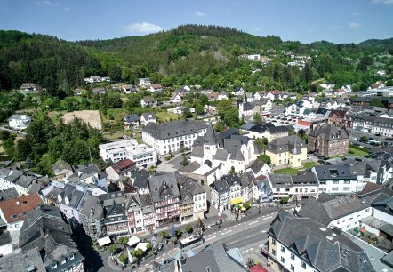Blick auf Adenau aus der Vogelperspektive, © Stadt Adenau Blick auf Adenau aus der Vogelperspektive, © Stadt Adenau