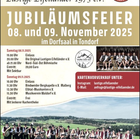 Musikkapelle Lustige Eifelländer 1975 e. V, © Musikkapelle Lustige Eifelländer 1975 e. V