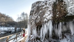 Nohner Wasserfall im Winter, &copy; Rheinland-Pfalz Tourismus GmbH, Dominik Ketz