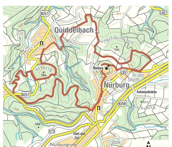 Route on the tracks of the Green Hell, © Tourist-Information Hocheifel-Nürburgring