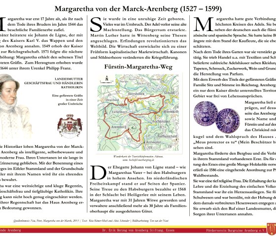 Infotafel 2 (R&uuml;ckseite), &copy; F&ouml;rderverein Burgruine Arenberg e.V.