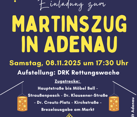 PlakatStMartin&copy;StadtAdenau, &copy; Stadt Adenau