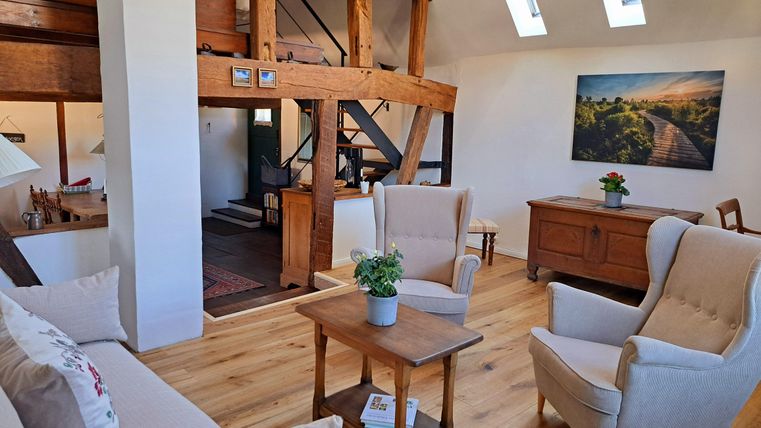 Living room in the holiday apartment Garden View