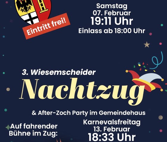 Plakat&copy;KarnevalsfreundeWiesemscheid, &copy; Karnevalsfreunde Wiesemscheid