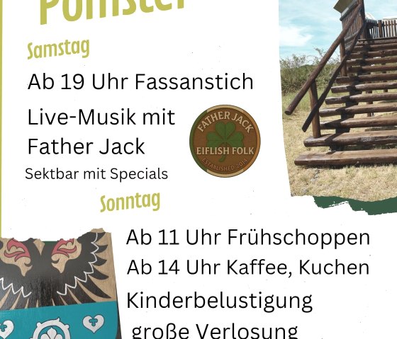 Plakat Kirmes 2025, © Dorfverein Pomster e.V.