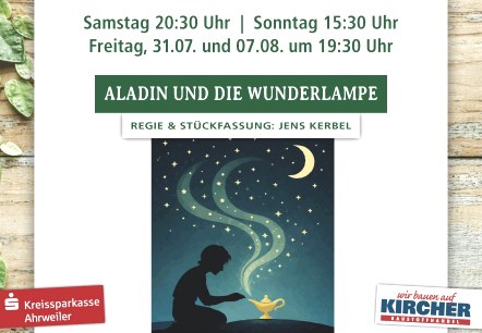 Aladin udn die Wunderlampe, &copy; Freilichtb&uuml;hen Schuld e.V.