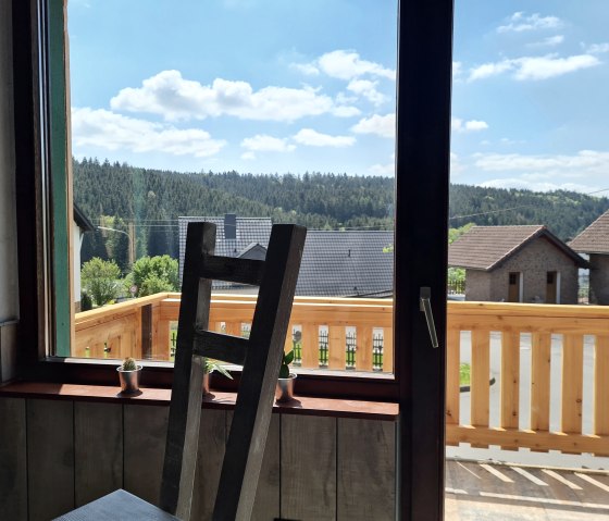 Ausblick K&uuml;che, &copy; Hoffmann, Western Cottage Hocheifel