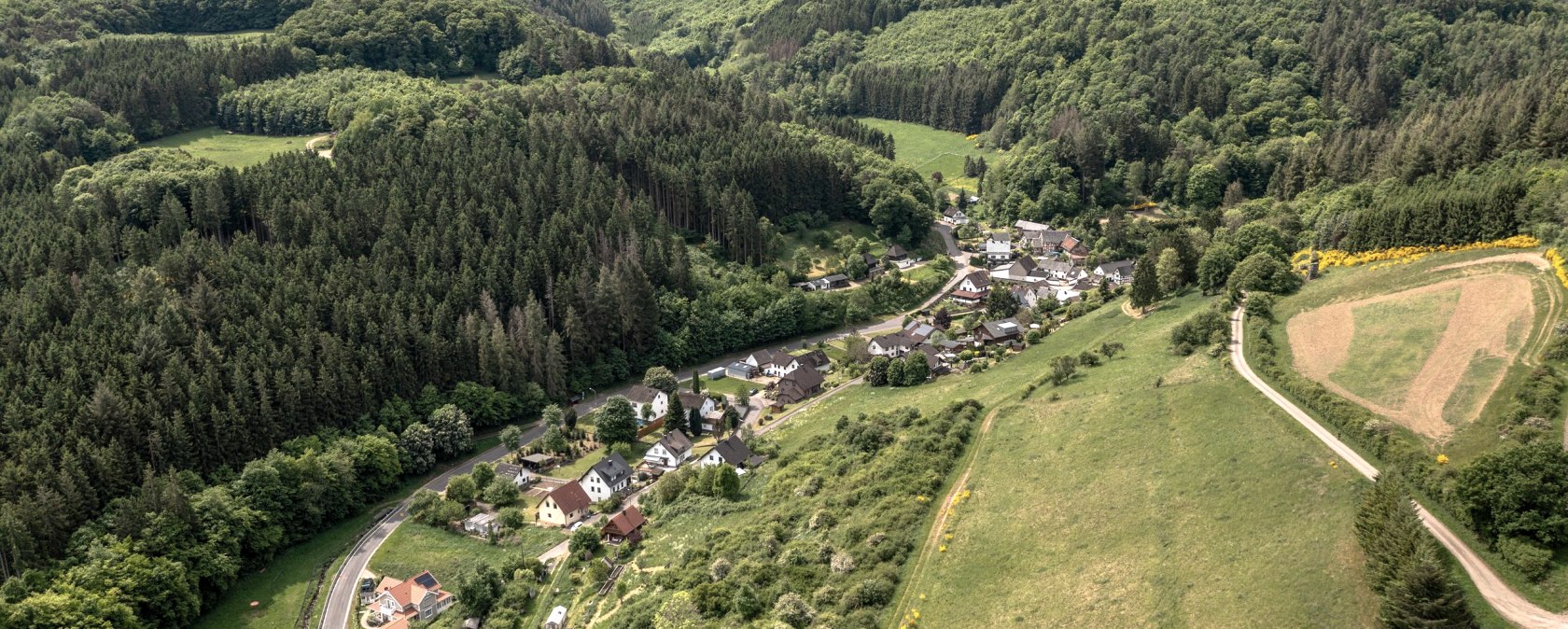 Luftaufnahme L&uuml;ckenbach, &copy; VGV Adenau, W. Klein