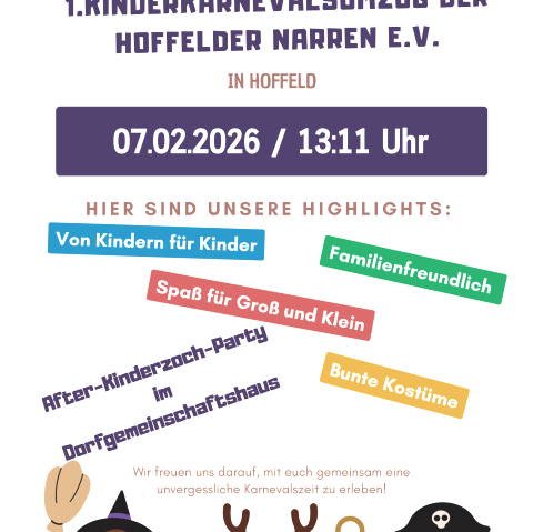 Kinderumzug, &copy; Hoffelder Narren e.V.