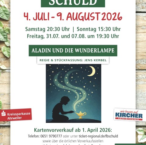 Aladin udn die Wunderlampe, &copy; Freilichtb&uuml;hen Schuld e.V.