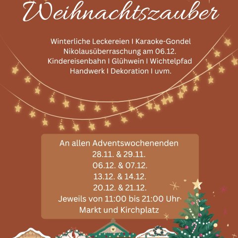 Plakat Adenauer Weihnachtszauber, © Stadt Adenau