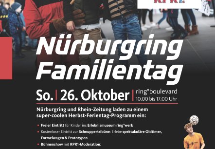Plakat Nuerburgring Familientag, © Nürburgring 1927 GmbH & Co.KG