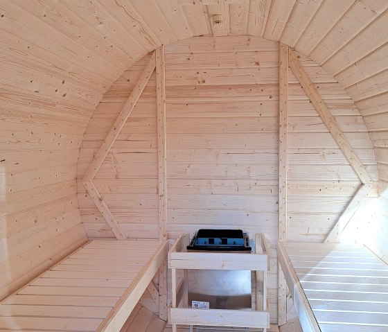 Fasssauna, © Pannhausen