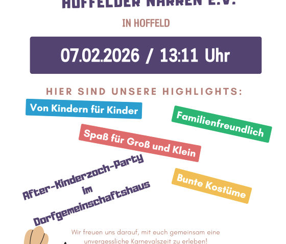 Kinderumzug, &copy; Hoffelder Narren e.V.