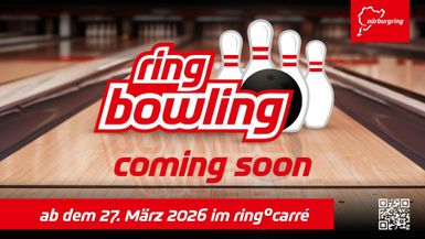 Ein neues Bowling-Erlebnis wird bald eröffnet. Ab dem 27. März 2026 im ring°carre.