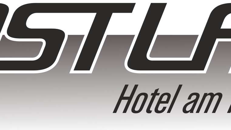 A modern logo for the Fastlane Hotel at the Nürburgring. It conveys speed and comfort.
