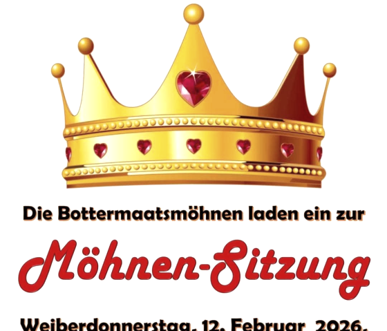 Plakat M&ouml;hnen Sitzung Bottermaatsm&ouml;hnen 2026, &copy; Bottermaatsm&ouml;hnen Adenau