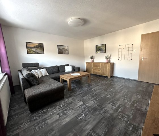 Wohnzimmer mit Schlafcouch, &copy; Setzlach