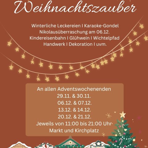 Plakat Adenauer Weihnachtszauber, © Stadt Adenau