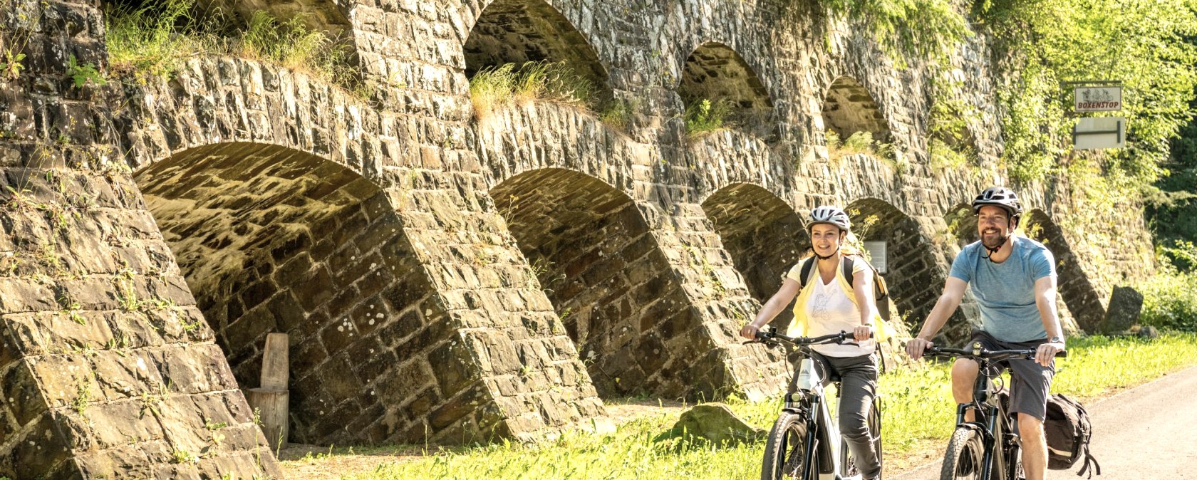 Ahr-Radweg, Boxenstop bei Müsch, © Eifel Tourismus GmbH, D. Ketz