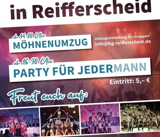 Plakat M&ouml;hnenparty Reifferscheid, &copy; KG Reifferscheid