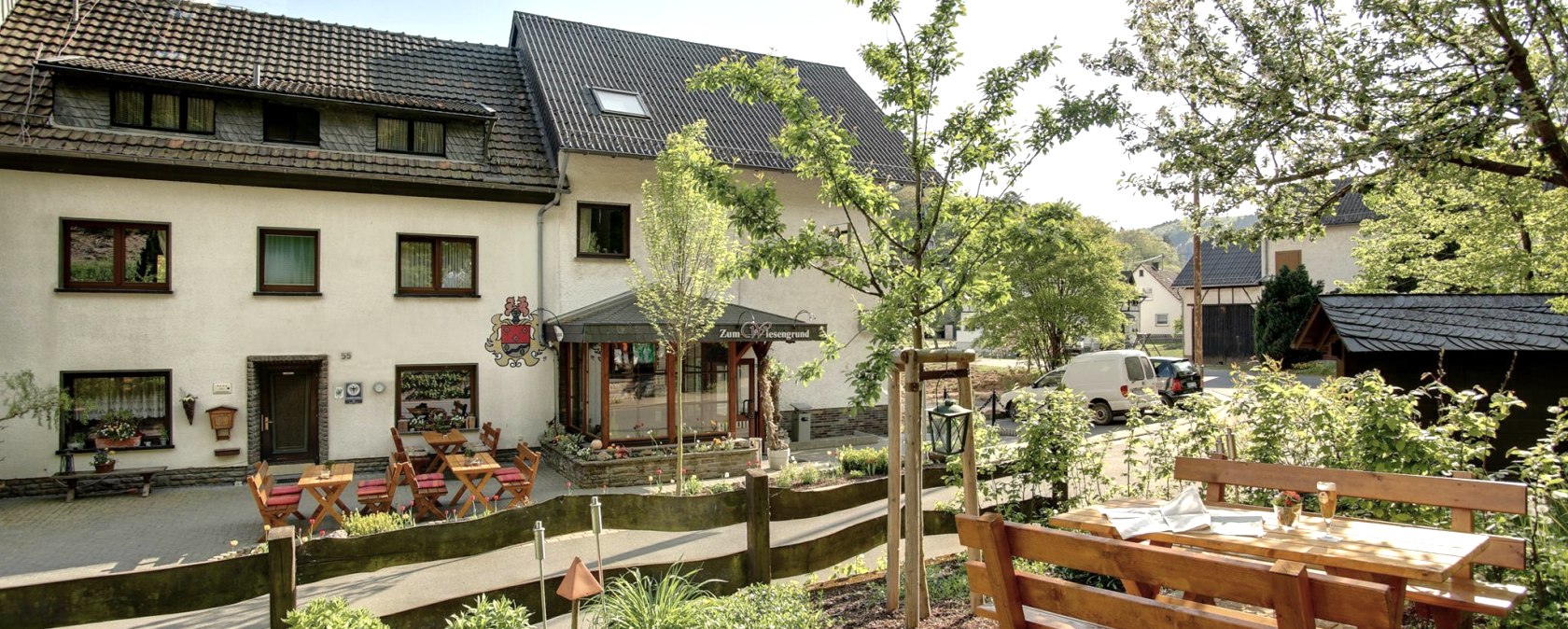 Aussenansicht Landgasthaus Zum Wiesengrund, © Landgasthaus "Zum Wiesengrund"