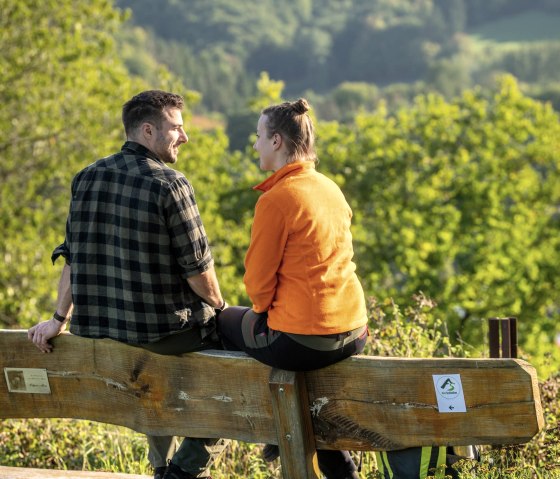 Aussichtspunkt Panoramabank XL bei M&uuml;sch, &copy; Tourist-Information Hocheifel-N&uuml;rburgring, Dominik Ketz