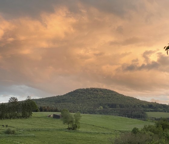 Wershofen, Blick zum Aremberg, © FeWo Eifelnest Wershofen
