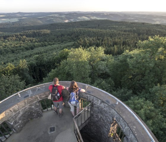 Eifelladder uitzicht op de Kaiser Wilhelm toren, © Kappest