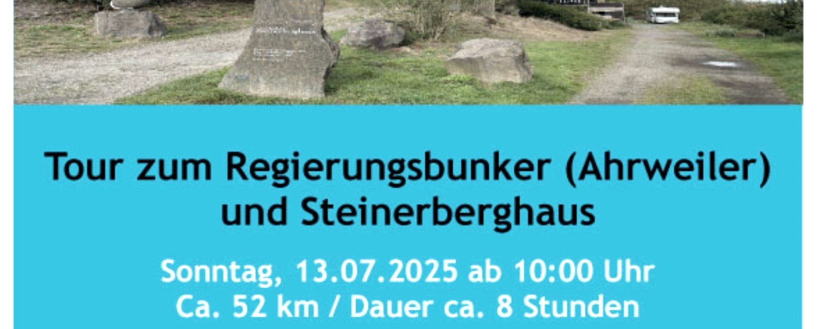 Tour zum Regierungsbunker/Steinerberghaus, © Tourist-Information Hocheifel-Nürburgring, Christian Schöfferle /  E-Biken mit Leidenschaft