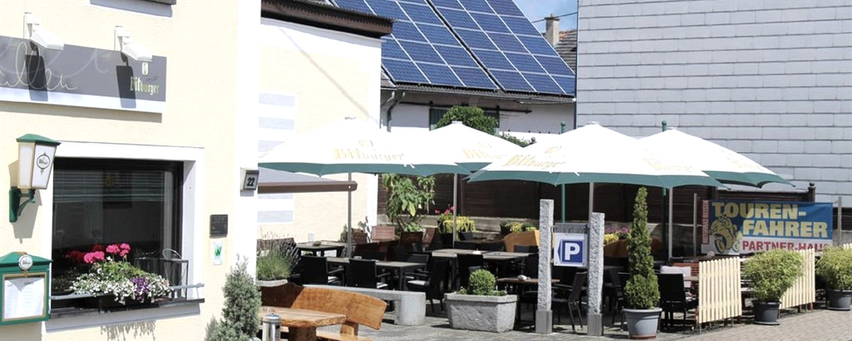 Außenbereich Hotel Hüllen, © Hotel Hüllen