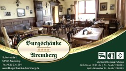 Burgschänke Aremberg, © Burgschänke Aremberg / Boes
