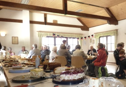 Kuchenbuffet beim Waffelfest, © Stefan Zimmermann