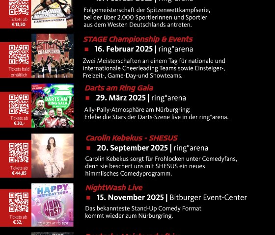 Plakat, &copy; N&uuml;rburgring 1927 GmbH & Co KG